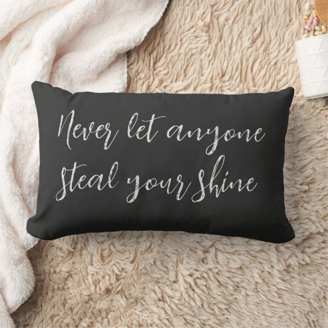 Coussin Rectangle Ne laissez jamais quelqu'un voler votre citation b (Couverture)