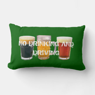 Coussin Rectangle Ne pas boire et conduire