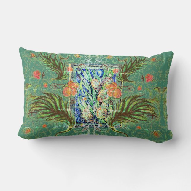 Coussin Rectangle Neighbours from the edge  (Verso)