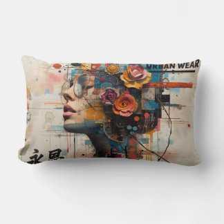 Coussin Rectangle Neon Rose