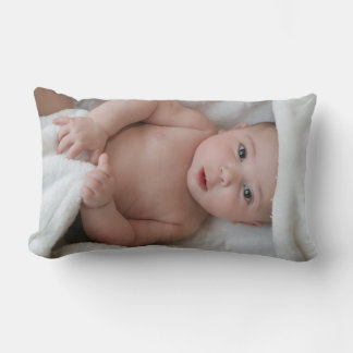 Coussin Rectangle Newborn Baby Photo Throw Pillow
