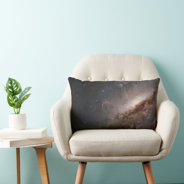 Coussin Rectangle Ngc 4258 Sous Formation D'Étoiles Intenses. (Chaise)