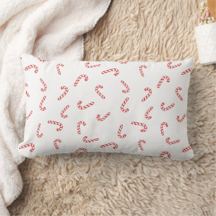 Coussin Rectangle Noël Canne à Sucre