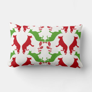 Coussin Rectangle Noël de berger allemand