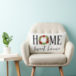 Coussin Rectangle Noël Maison de vacances Sweet Home