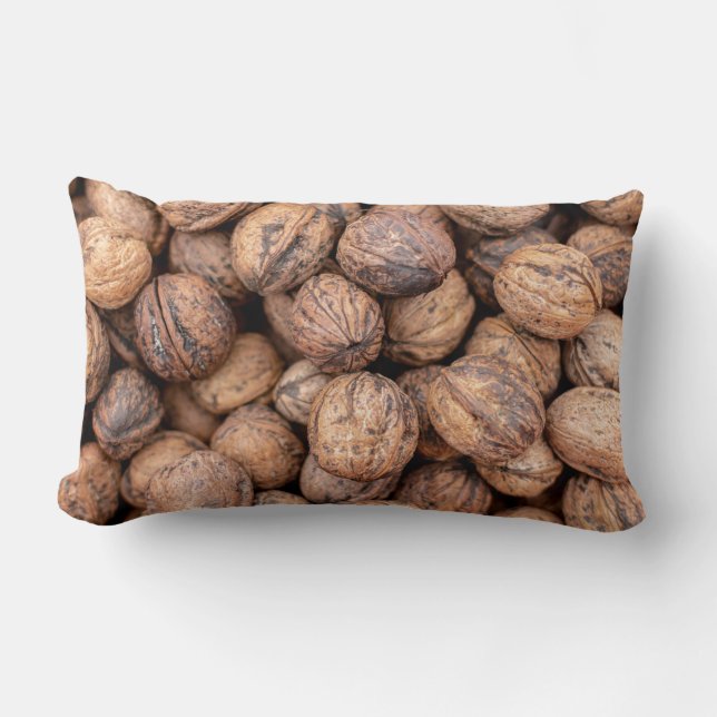 Coussin Rectangle noix de cajou Brown (Recto)