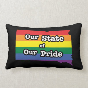 Coussin Rectangle Notre État de notre fierté Dakota du Sud