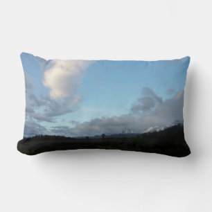 Coussin Rectangle Nuages matinales au Grand Teton National Park
