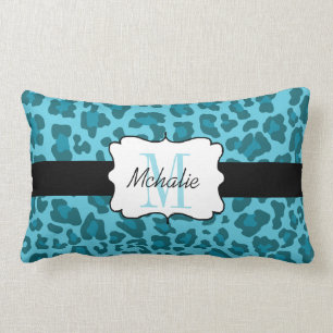 Coussin Rectangle Nuances faites sur commande d'empreinte de léopard