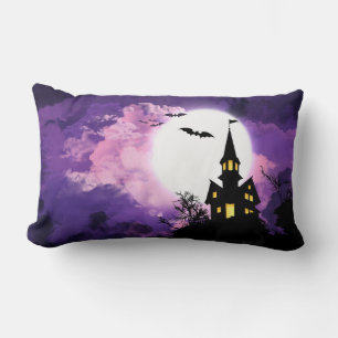 Coussin Rectangle Nuit effrayante hantée