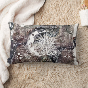 Coussin Rectangle Numérologie Chanceuse Magie Manifestante Galaxie G