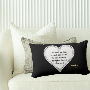 Coussin Rectangle Ode to Love Throw Pillows