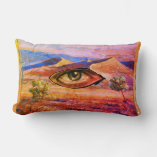 Coussin Rectangle OEil du désert Mystère Arts