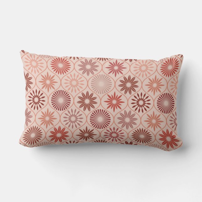 Coussin Rectangle Ogee Boho fleurs (Verso)