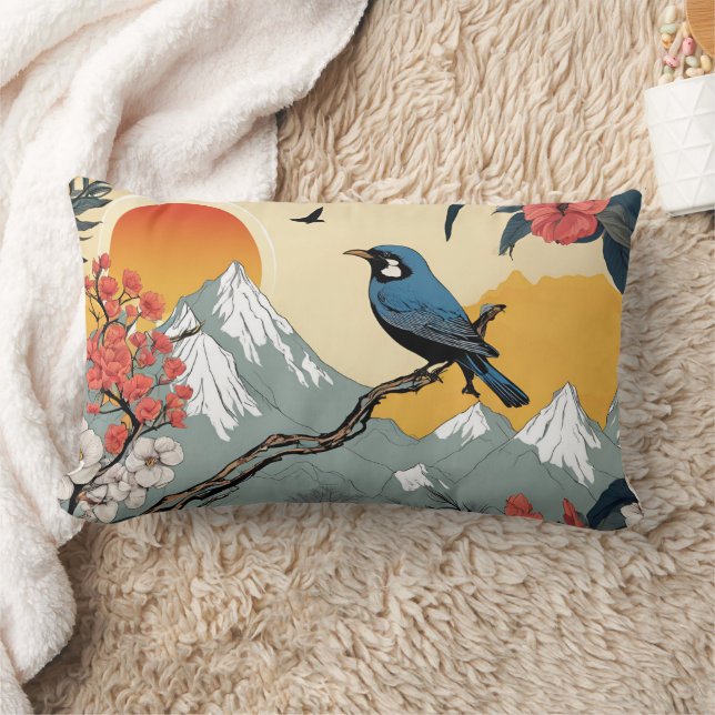 Coussin Rectangle Oiseau précoce (Couverture)