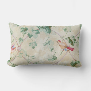 Coussin Rectangle Oiseaux et lierre