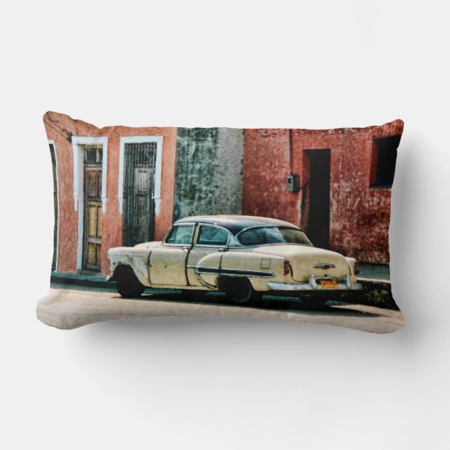 Coussin Rectangle Oldtimer - Cuba (Recto)
