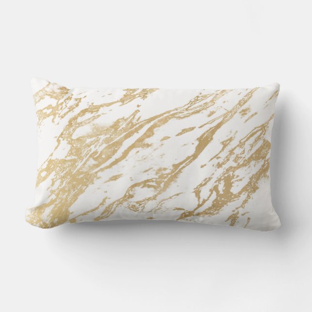 Coussin Rectangle Or (Recto)