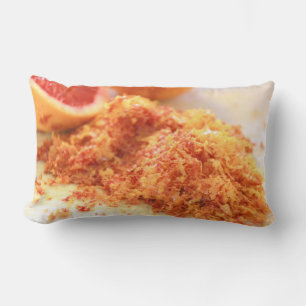 Coussin Rectangle Oranges sanguines d'agrumes juteux et zeste