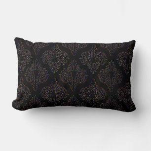 Coussin Rectangle Ornement de papier peint Damas Style.