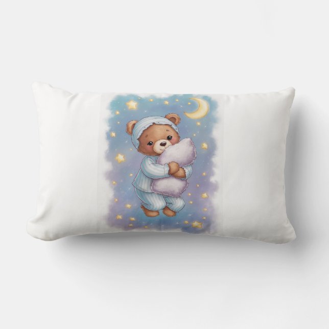 Coussin Rectangle ours couché (Recto)