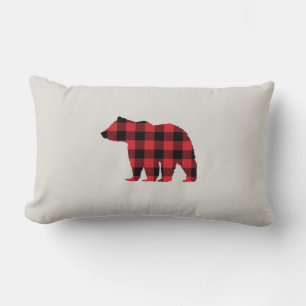 Coussin Rectangle Ours de Buffalo Vérifier Wilderness Cabine Jeu Ore