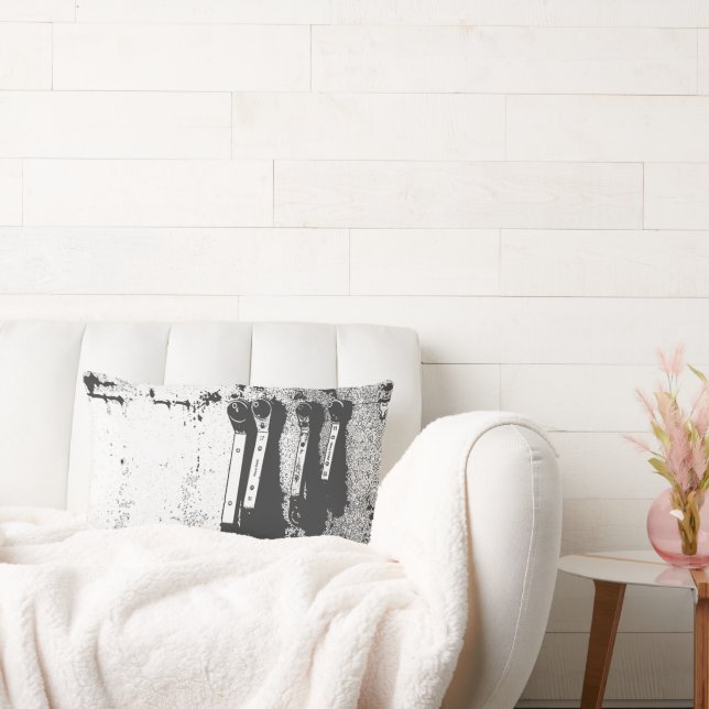 Coussin Rectangle Outils Spanners Sentiment industriel mécanique (Canapé)