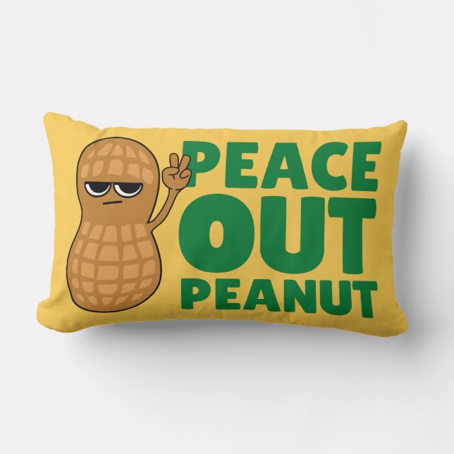COUSSIN RECTANGLE PAIX SORTIE PEANUT SAISY CUTE NUT (Recto)
