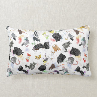 Coussin Rectangle Panda et amis des ordures