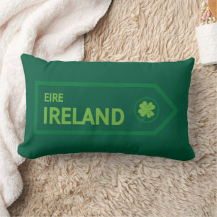 Coussin Rectangle Panneau routier d'Irlande