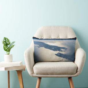 Coussin Rectangle Panorama depuis l'espace Highlights Cook Strait