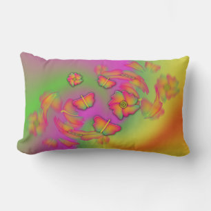 Coussin Rectangle Papillons & Fleurs