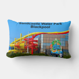 Coussin Rectangle Parc aquatique Sandcastle Blackpool 