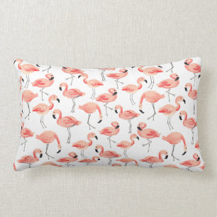 Coussin Rectangle Partie de Flamant rose