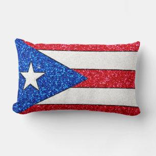 Coussin Rectangle Parties scintillant Porto Rico indicateur rectangl