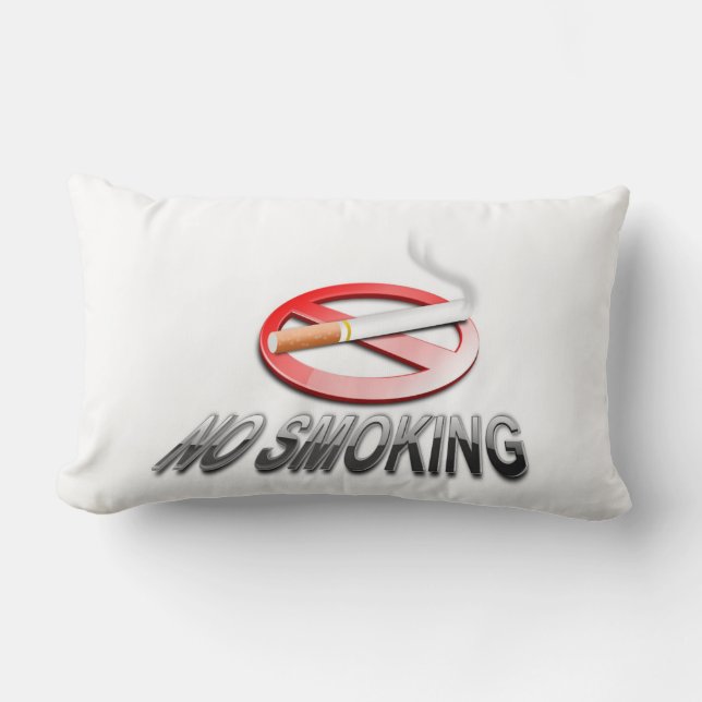COUSSIN RECTANGLE PAS DE FUMEUR (Recto)