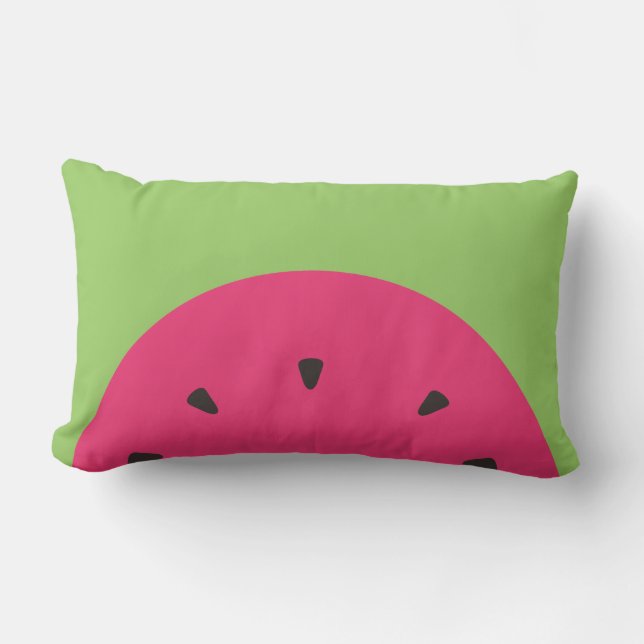 Coussin Rectangle Pastèque (Recto)