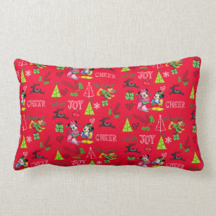Coussin Rectangle Patinage sur glace Mickey et Minnie