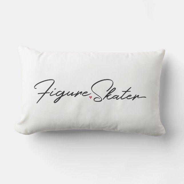 Coussin Rectangle Patineur artistique (Recto)