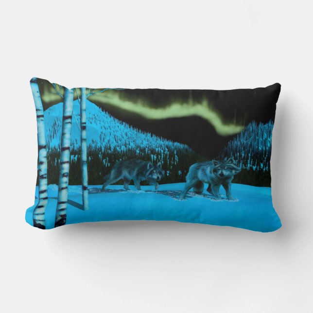 Coussin Rectangle Patrouille nocturne (Recto)