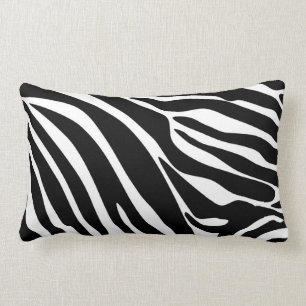 Coussin Rectangle Patters de Black Zebra