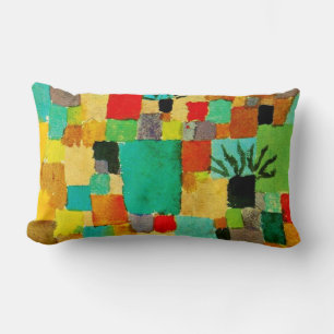 Coussin Rectangle Paul Klee art - Jardins du Sud (tunisien)