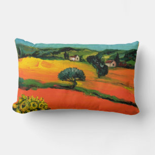 COUSSIN RECTANGLE PAYSAGE DE TOSCANE AVEC DÉBORDEMENT