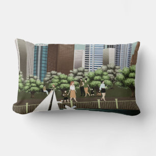 Coussin Rectangle Paysage urbain