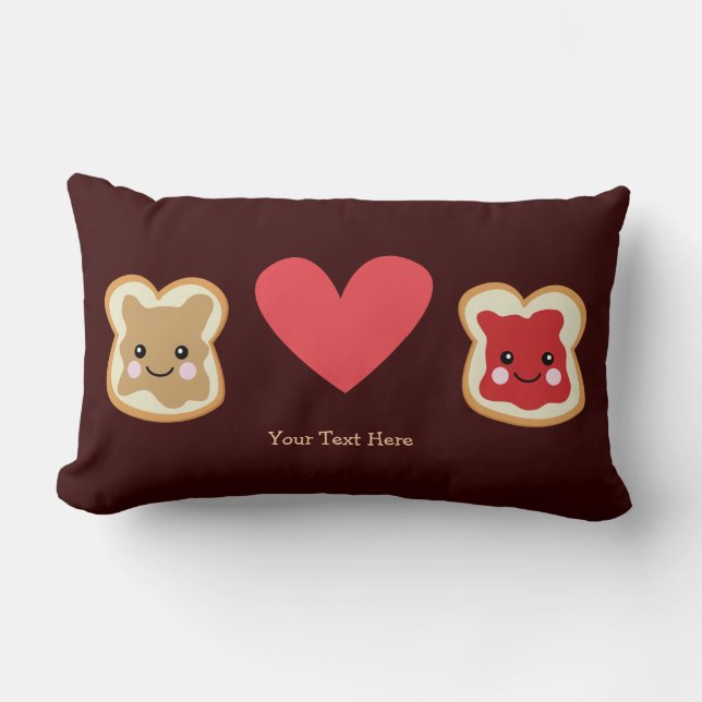 Coussin Rectangle PB personnalisable et J (Recto)