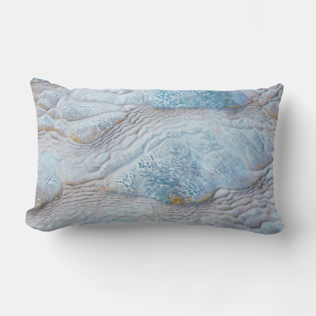 Coussin Rectangle Peau grise et brune épaisse (Recto)