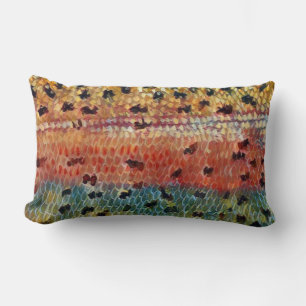 Coussin Rectangle Pêche à l'omble de fontaine