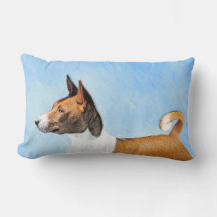 Coussin Rectangle Peinture Basenji - Belle Art Original