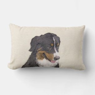 Coussin Rectangle Peinture bernoise de chien de montagne - Art origi