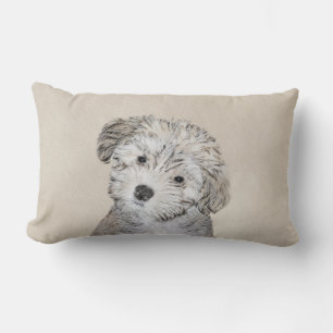 Coussin Rectangle Peinture de Chien Havanais - Cute Original Chien A